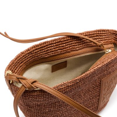 X Paula’s Ibiza Slit Pochette raffia cross-body bag 4 - AEU Luxury Malaysia