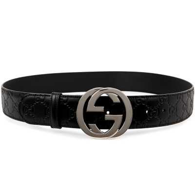 Gucci GG Monogram Belt – Black 3 - AEU Luxury Malaysia