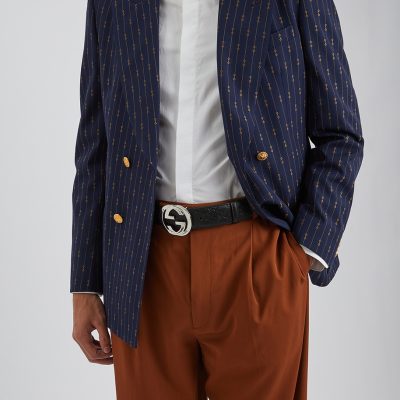 Gucci GG Monogram Belt – Black 2 - AEU Luxury Malaysia