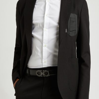 Ferragamo Gancio Black Leather Belt 2 - AEU Luxury Malaysia