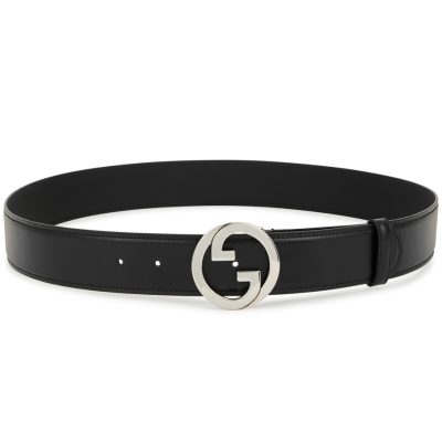 Gucci GG Leather Belt – Black 2 - AEU Luxury Malaysia