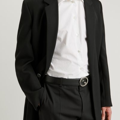 Gucci GG Leather Belt – Black - AEU Luxury Malaysia