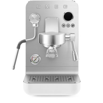 smeg emc02whmuk mini pro espresso machine - AEU Luxury Malaysia